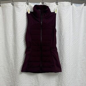 Lululemon Athletica Dark Purple Puffer Vest